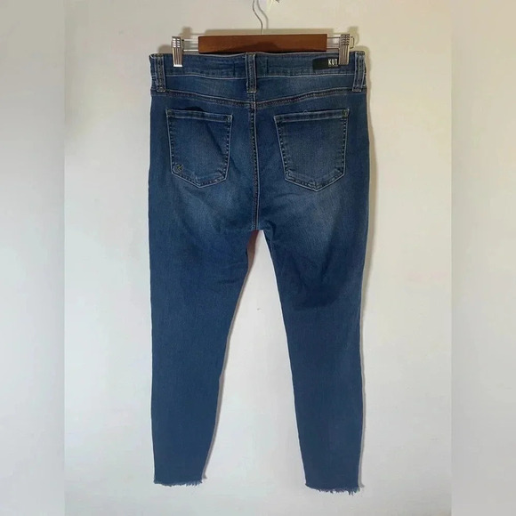 KUT FROM THE KLOTH resting connie ankle skinny jeans in dark stone wash Sz 8 013 - Picture 6 of 13